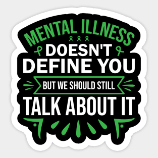 Mental Health Matters End The Stigma Psychology Therapy Sticker